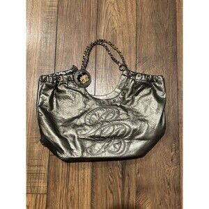 VTG. Y2K Betty Boop Gray Shoulder Bag Purse Tote  Rhinestone 2000s (SEE PICS!)